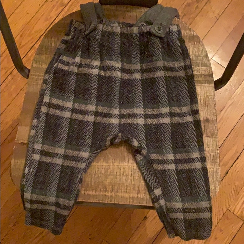 Zara Baby - Suspender Pants - 12-18 months